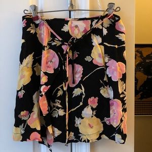REFORMATION Floral Wrap Skirt